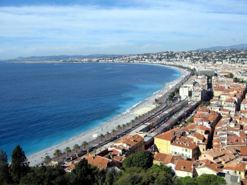 Beach in Nice, French Riviera