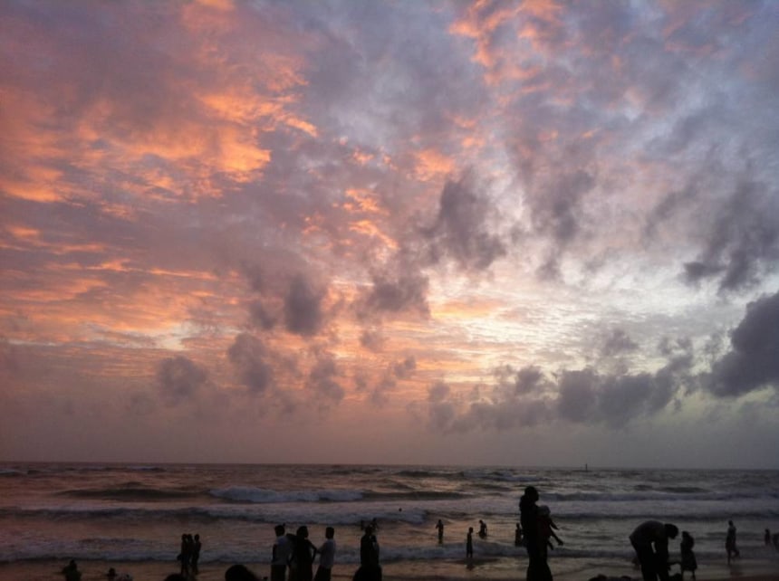 Sunset at Mt Lavinia