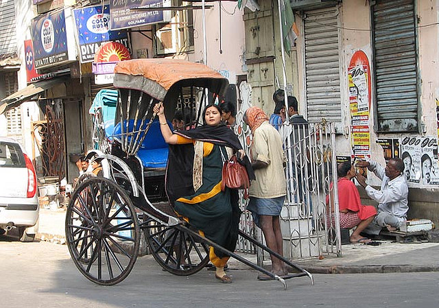 Hand Pulled Rickshaw
