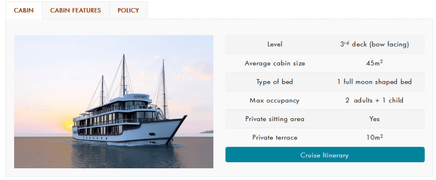 Terrace Moon Suite  - Halong Serenity Cruise