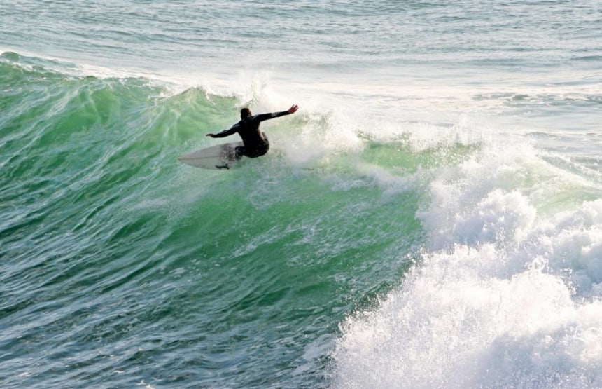 Peniche Beach Surfer