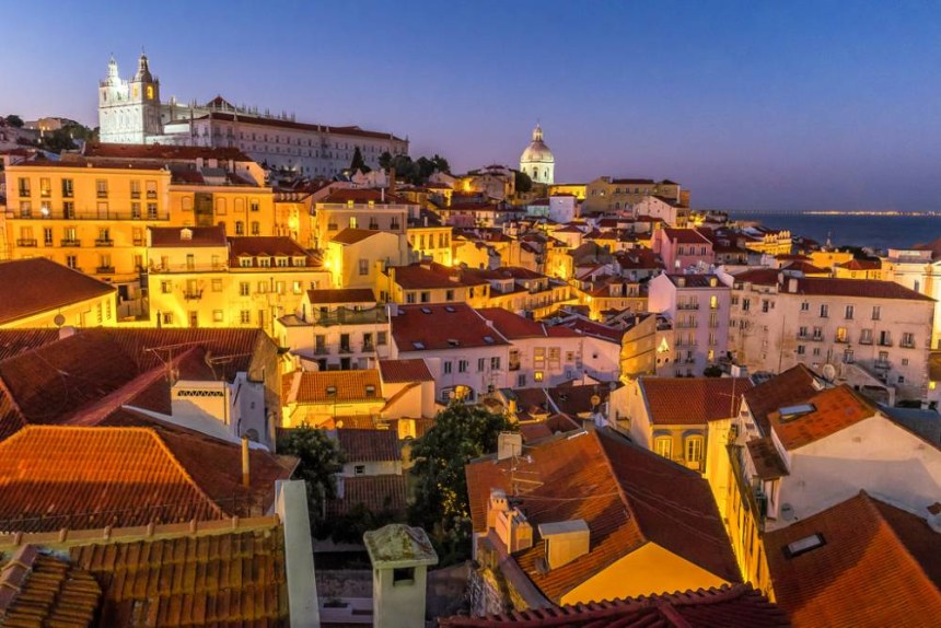 Sunset - Red Roof of Alfama