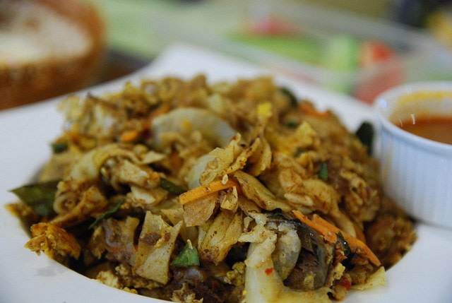 Kothu Roti with Lamb Curry - Curry and Chips