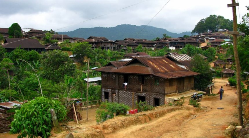 Kalaw Town in Shan Hills