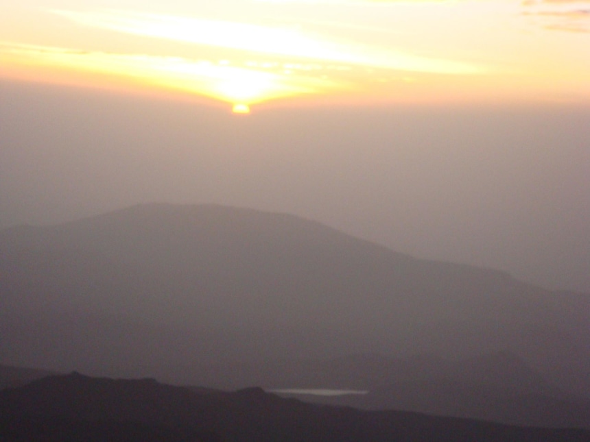 Mount kenya Sun rise views-climb mt kenya