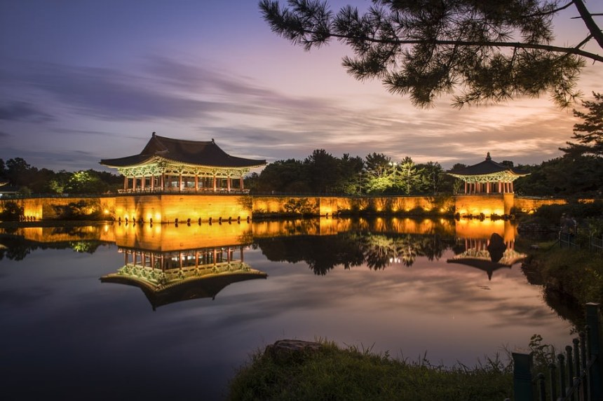 A temple in Gyeongju