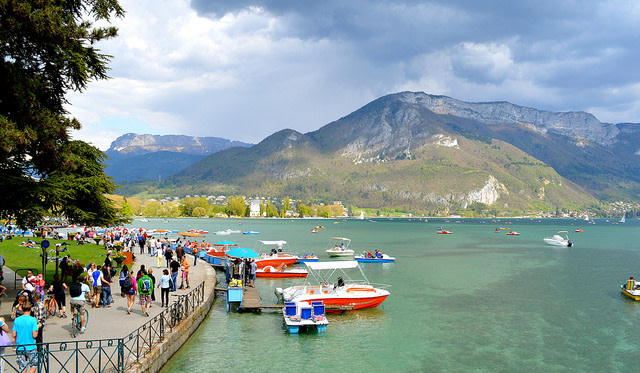 Tranquil lakes of Annecy
