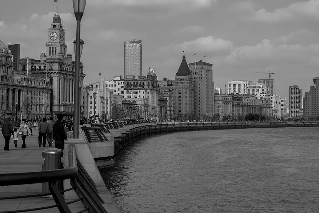 The Bund in Shanghai