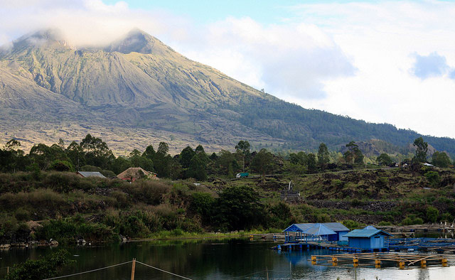 Volcano at Mt Batur