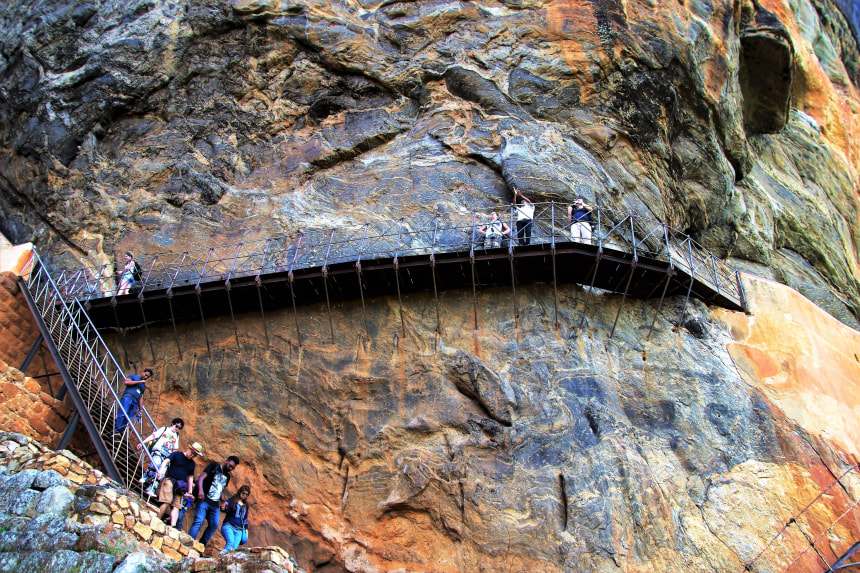 Metal Stairs of Sigiriya