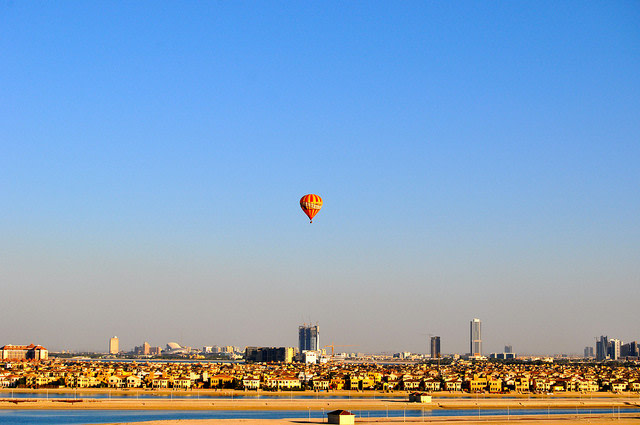 Hot Air Balloon over Dubai