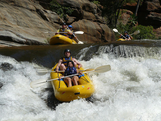 Rafting in Blyde River