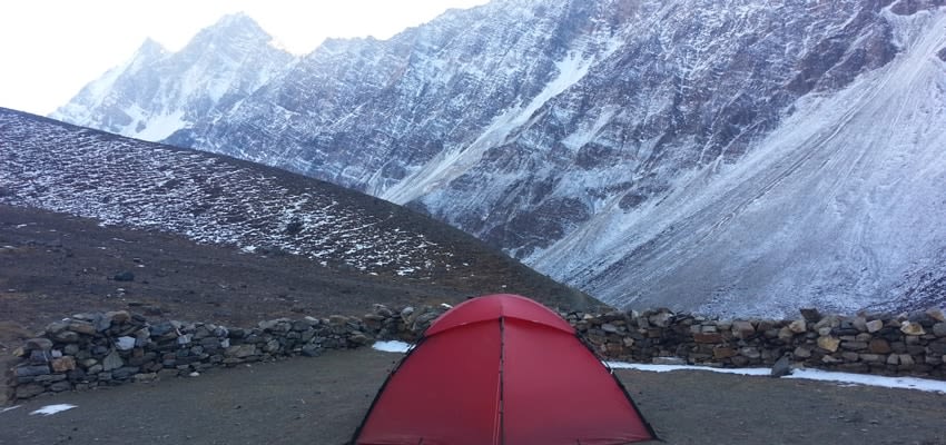 Camping during Trekking