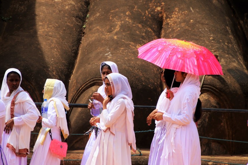 School girls at Sigiriya