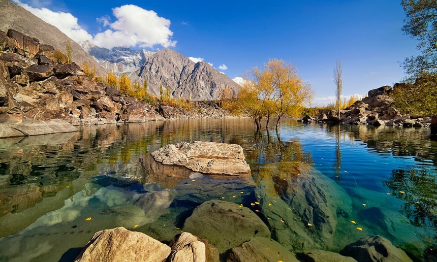 Upper Kachura lake.— S.M.Bukhari