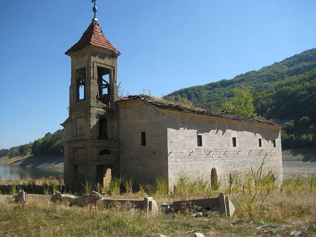 St Nicholas Church, Mavrovo, Macedonia