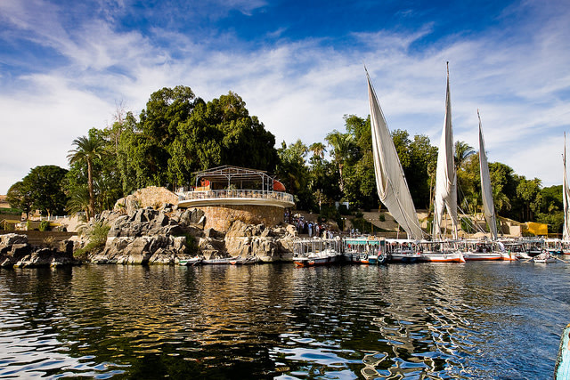 Felucca in front of Kitchener's Island