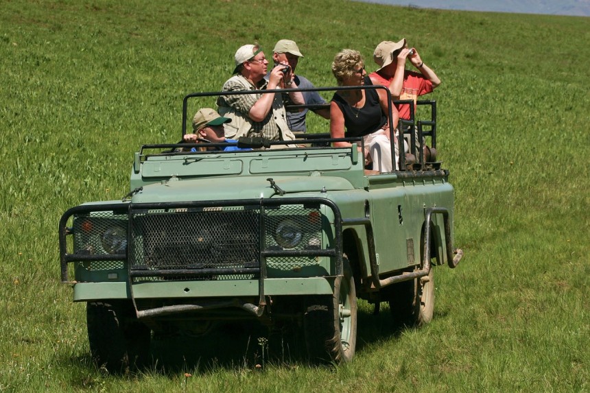 Open Private Safari vehicle