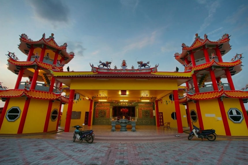 Temple in Sekinchan village