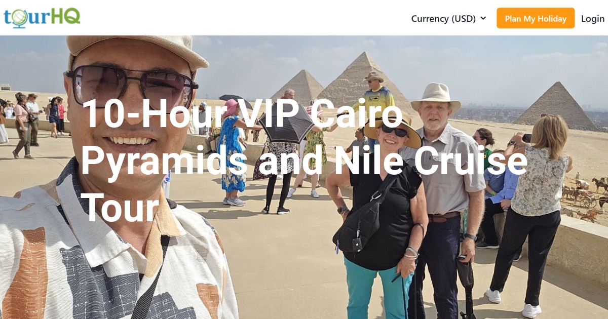 10-Hour VIP Cairo Pyramids and Nile Cruise Tour