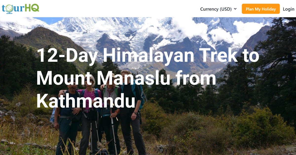12-Day Himalayan Trek to Mount Manaslu from Kathmandu