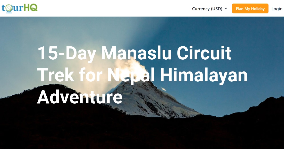 15-Day Manaslu Circuit Trek for Nepal Himalayan Adventure
