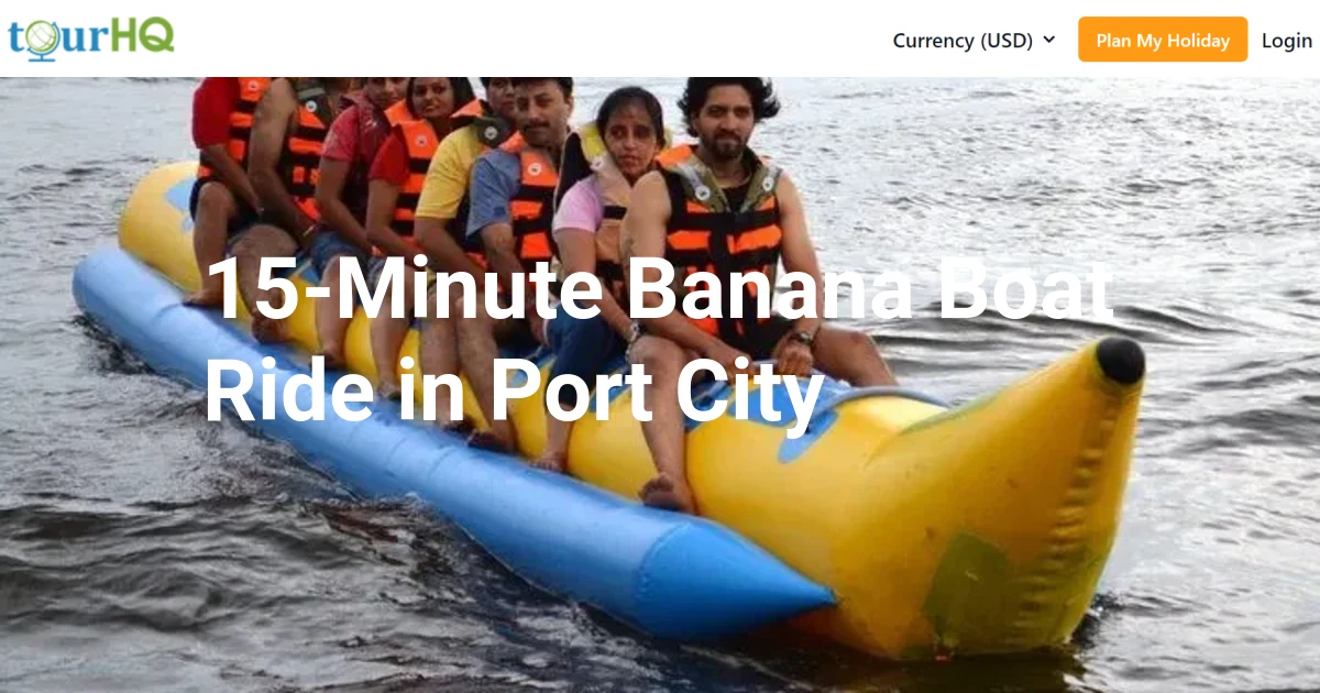 15-Minute Banana Boat Ride in Port City