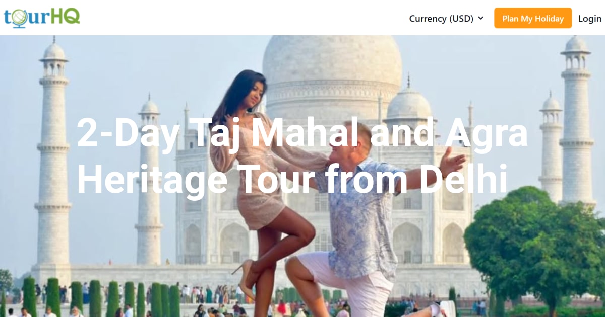 2-Day Taj Mahal and Agra Heritage Tour from Delhi