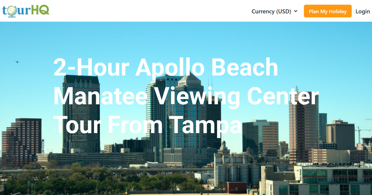 2-Hour Apollo Beach Manatee Viewing Center Tour From Tampa