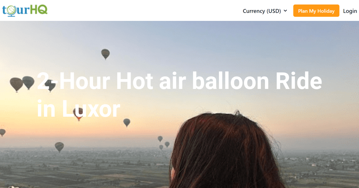 2-Hour Hot air balloon Ride in Luxor