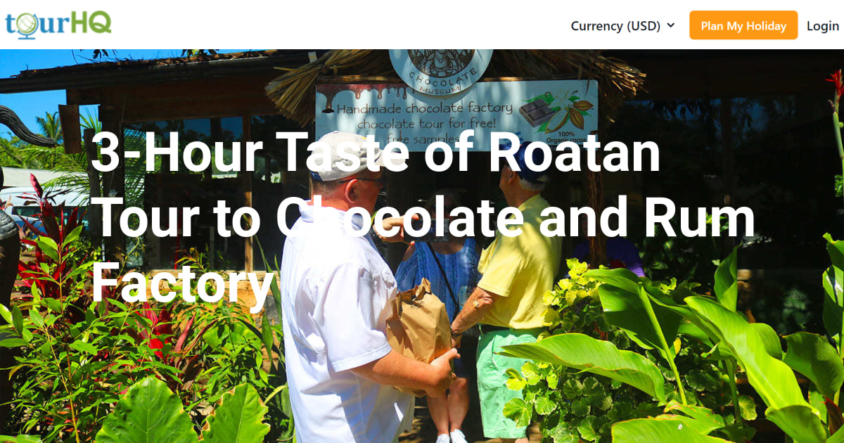 3-Hour Taste of Roatan Tour to Chocolate and Rum Factory
