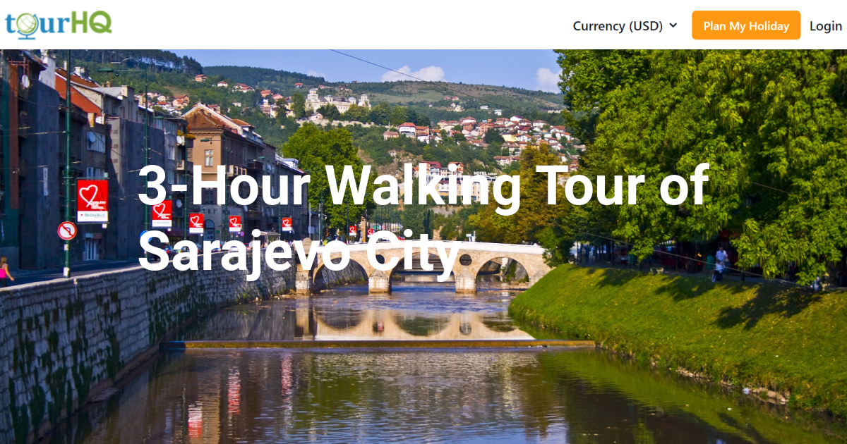 3-Hour Walking Tour of Sarajevo City