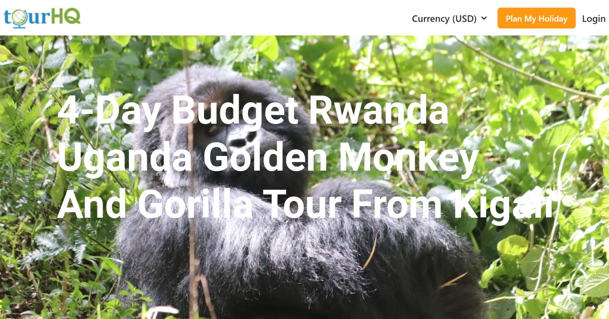 4-Day Budget Rwanda Uganda Golden Monkey And Gorilla Tour From Kigali