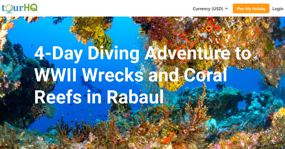 4-Day Diving Adventure to WWII Wrecks and Coral Reefs in Rabaul