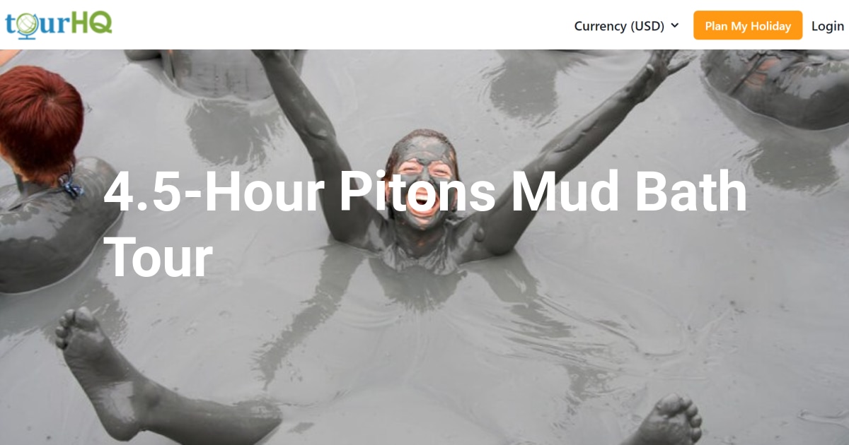 4.5-Hour Pitons Mud Bath Tour