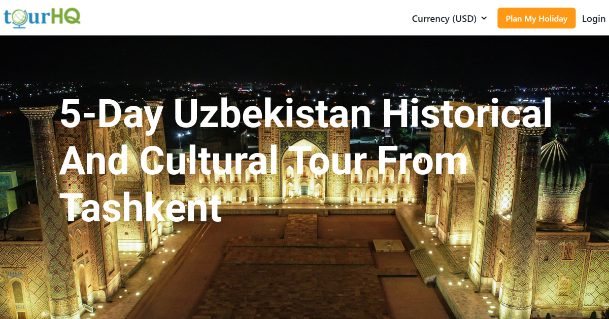 5-Day Uzbekistan Historical And Cultural Tour From Tashkent