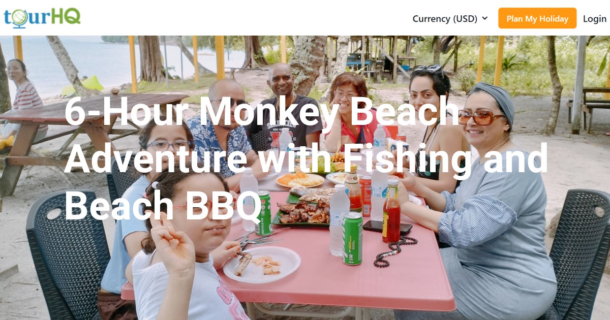 6-Hour Monkey Beach Adventure with Fishing and Beach BBQ