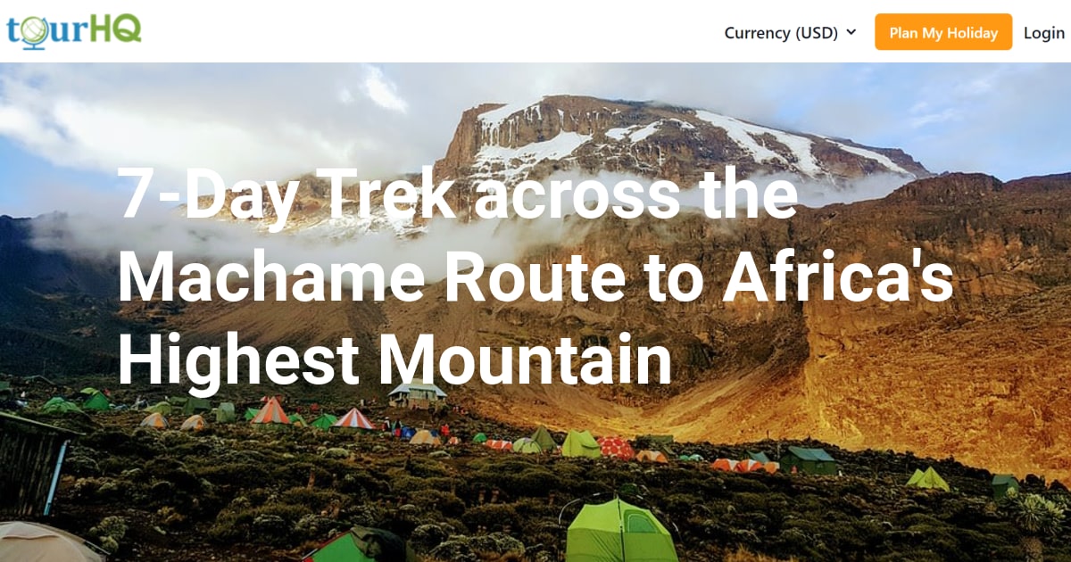 7-Day Trek across the Machame Route to Africa's Highest Mountain