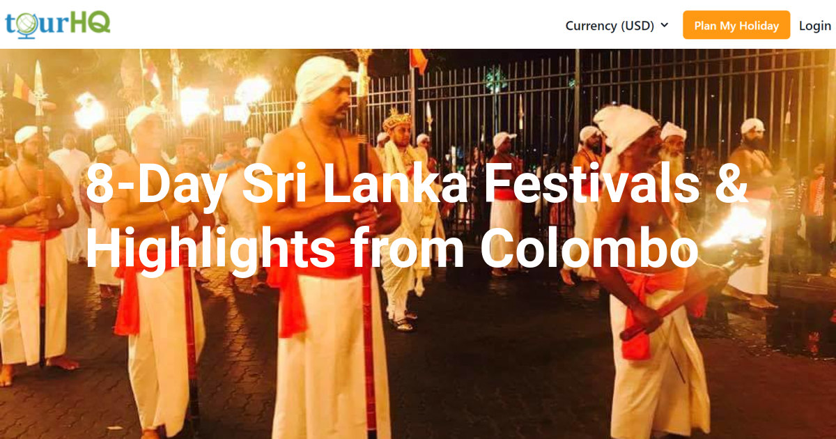 8-Day Sri Lanka Festivals & Highlights from Colombo