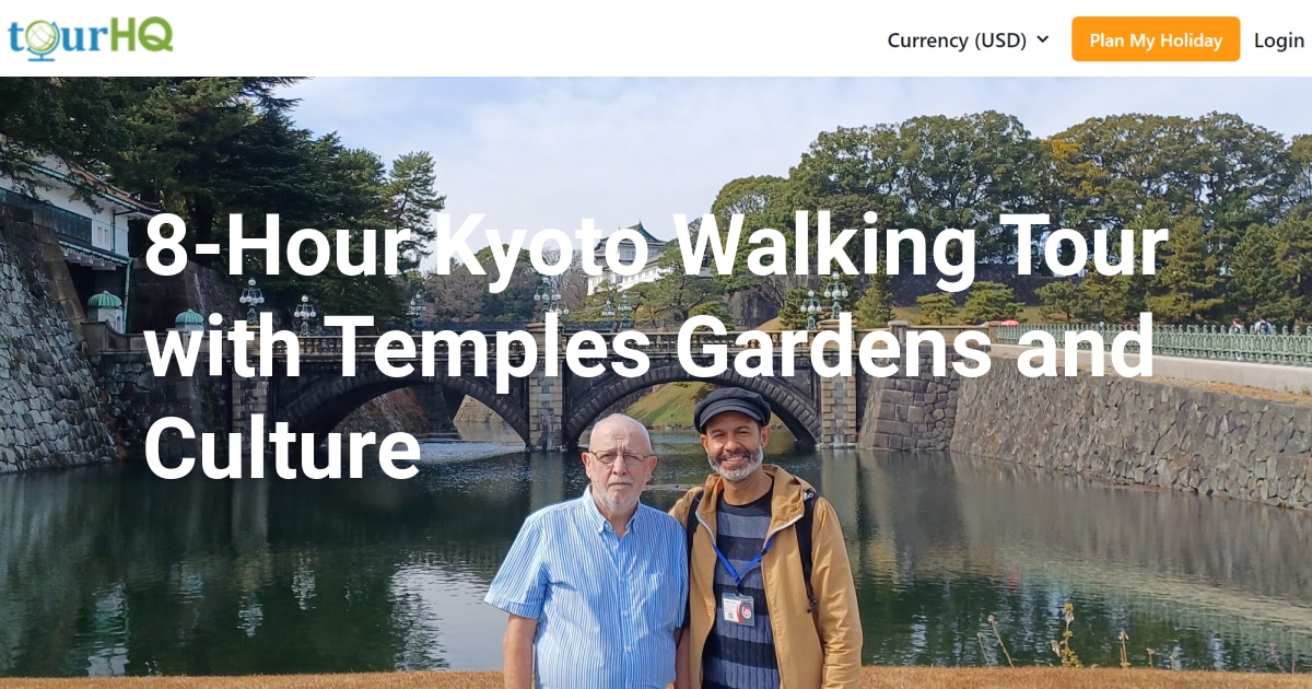 8-Hour Kyoto Walking Tour with Temples Gardens and Culture