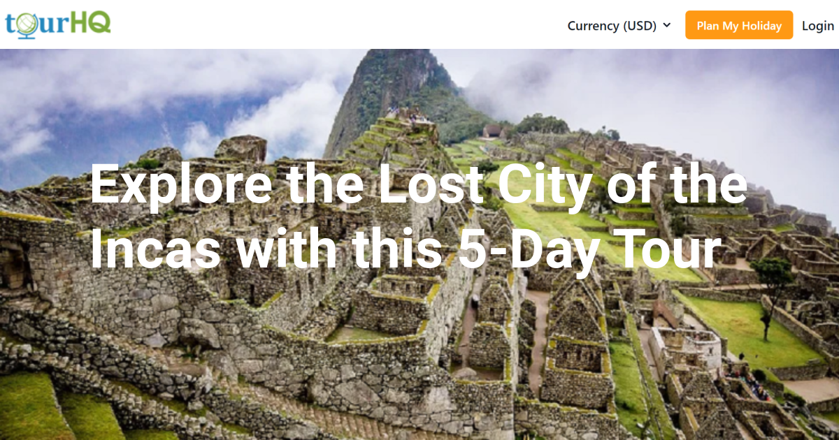 Explore the Lost City of the Incas with this 5-Day Tour