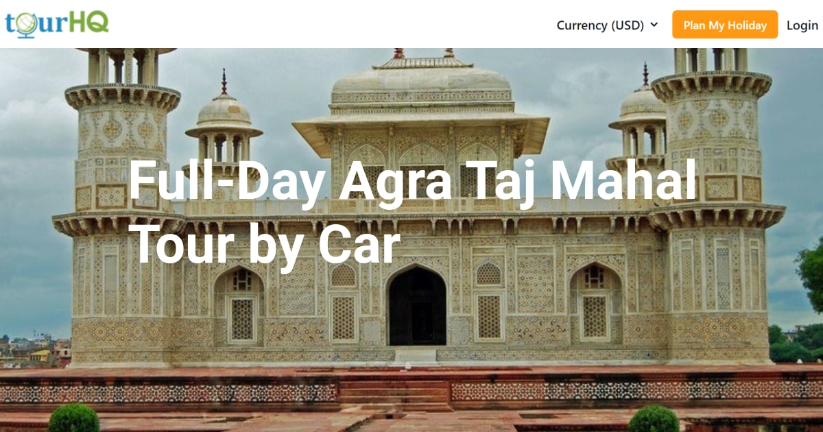 Full-Day Agra Taj Mahal Tour by Car