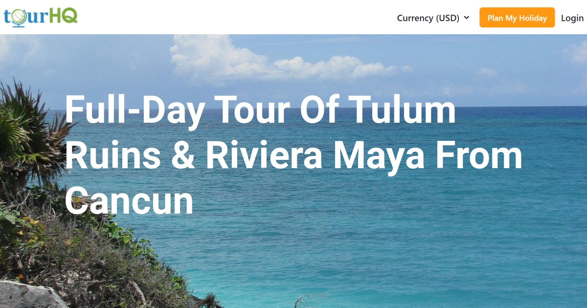 Full-Day Tour Of Tulum Ruins & Riviera Maya From Cancun