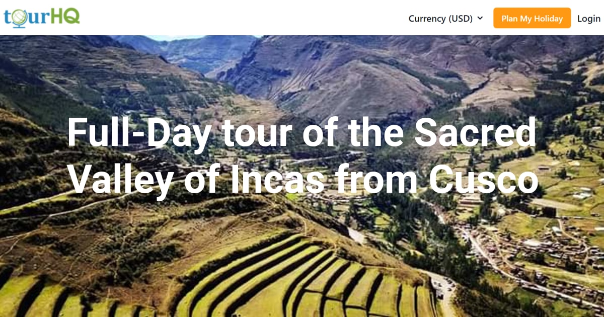 Full-Day tour of the Sacred Valley of Incas from Cusco