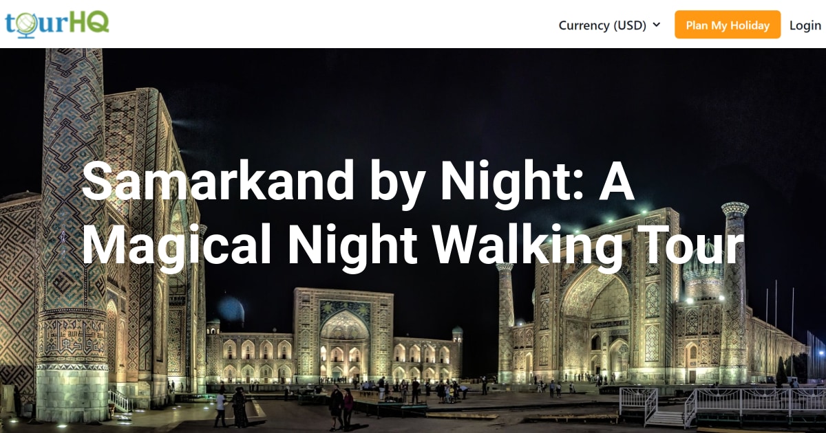 Samarkand by Night: A Magical Night Walking Tour