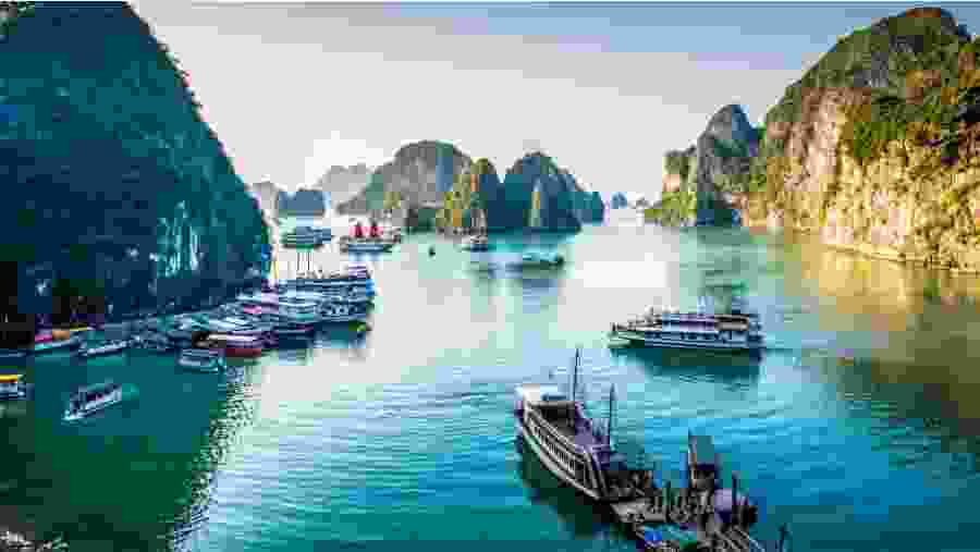 Enjoy serene Halong Bay views