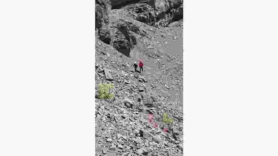 Vers le sommet toubkal