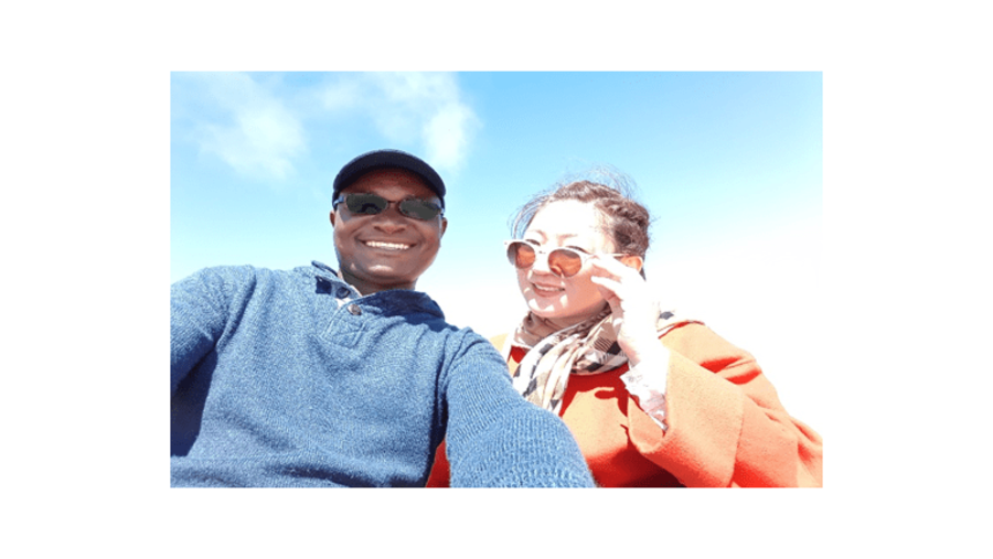 Happy Guest And Guide