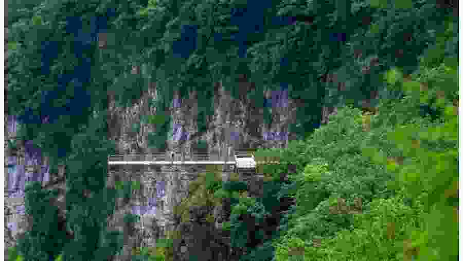 Okatse canyon near Kutaisi