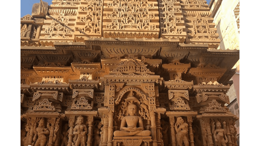 Out side part of Osian Temple